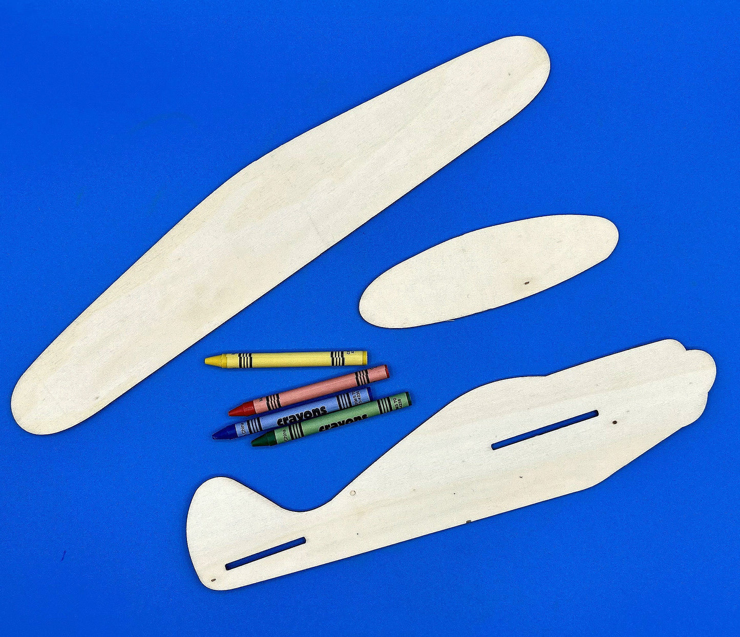 Wooden airplane craft