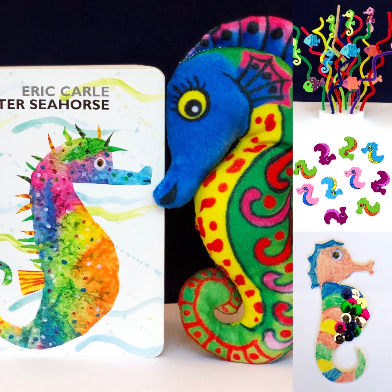 Mister Seahorse themed kids activities STEM