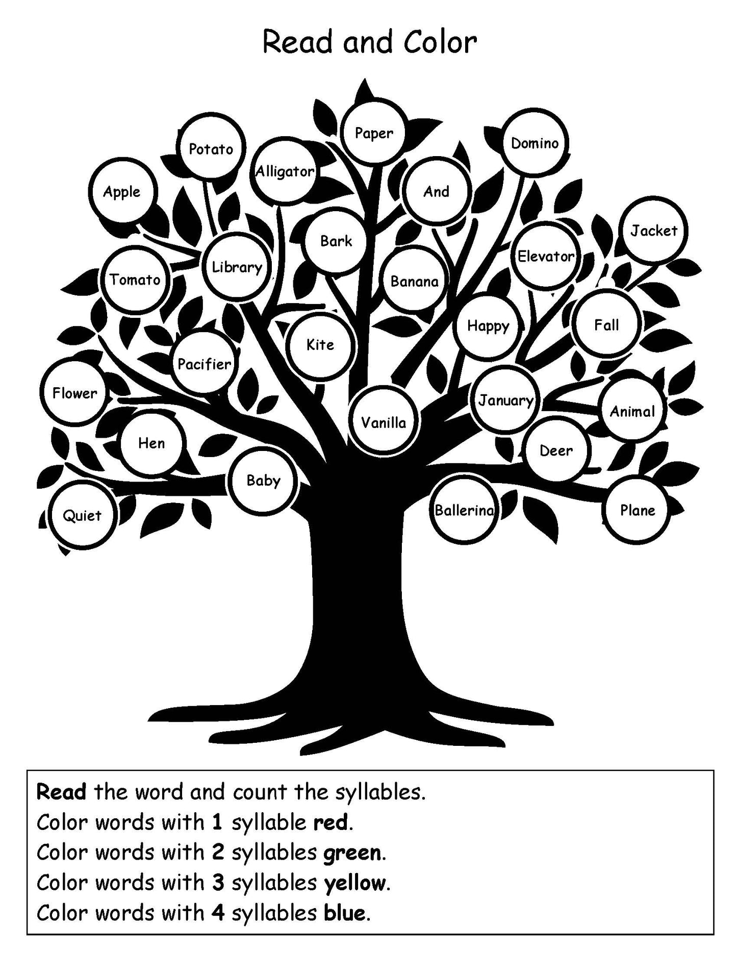 Apple Tree Literacy Games