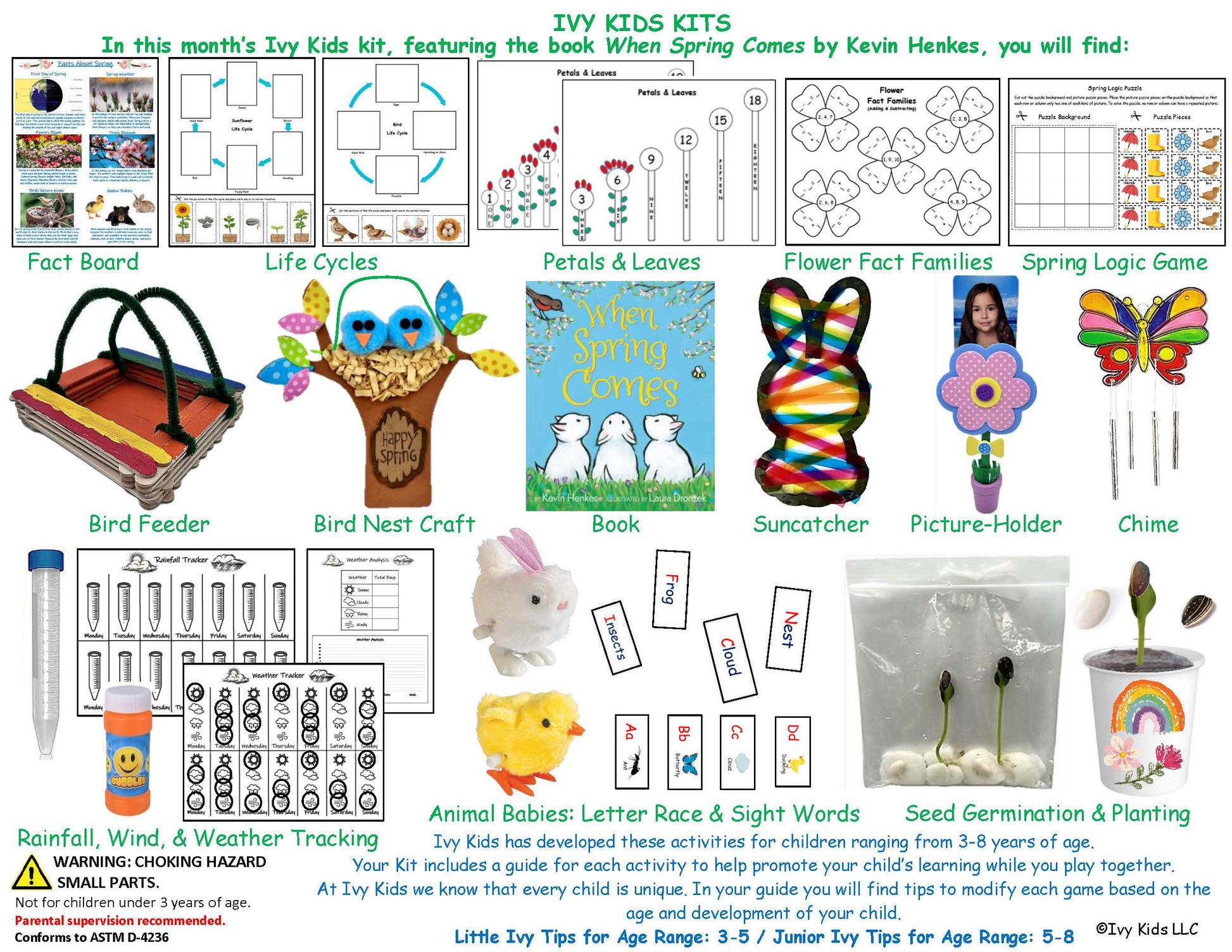 Spring themed STEM activities