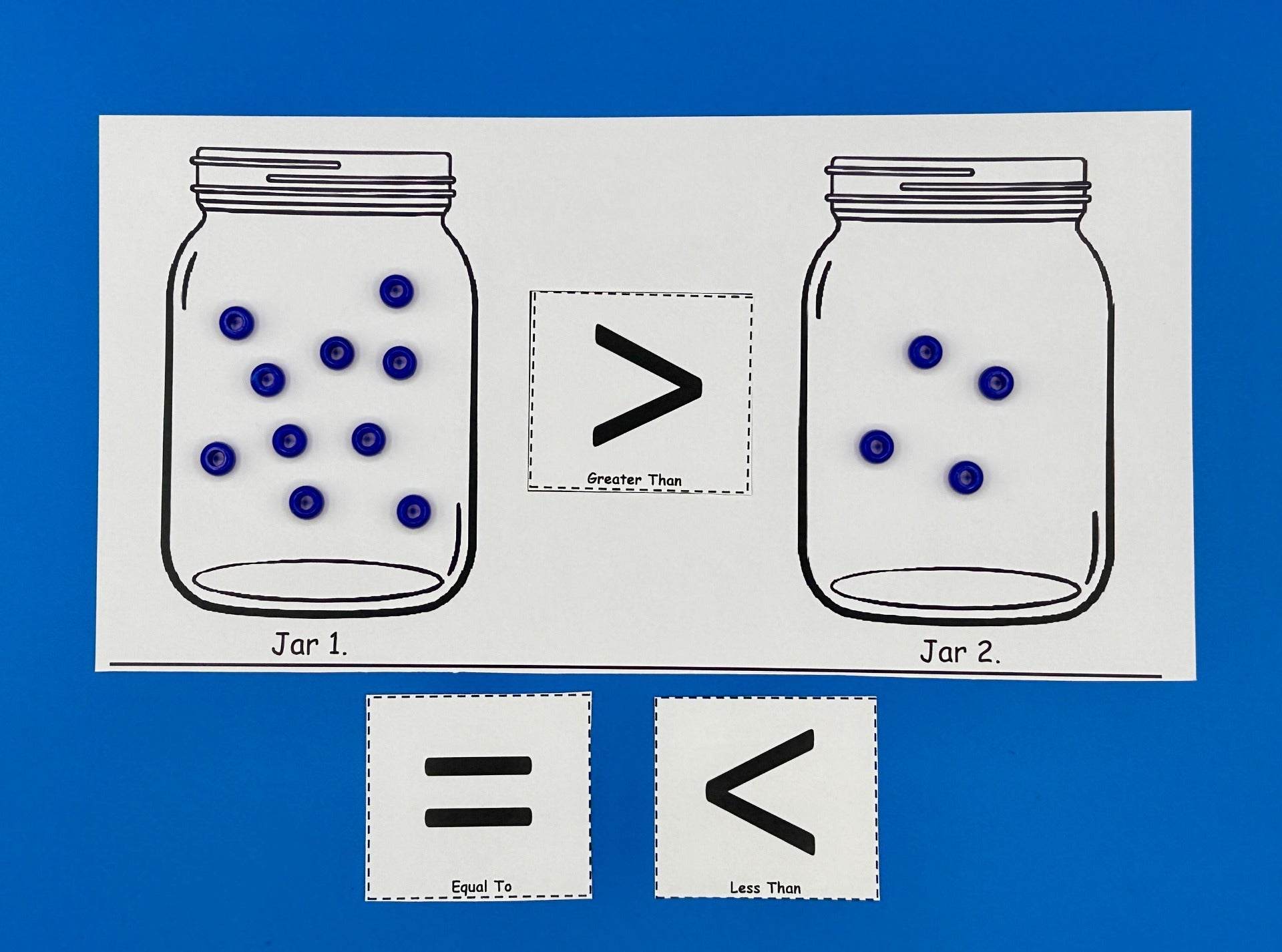 Quantity comparisons Math Game