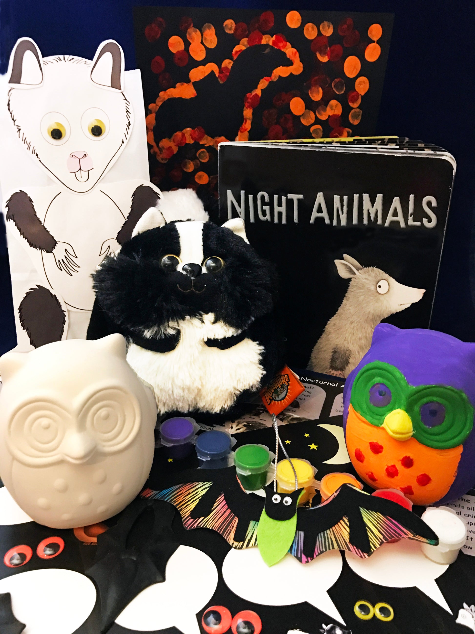 Activities for children Inspired by the book Night Animals