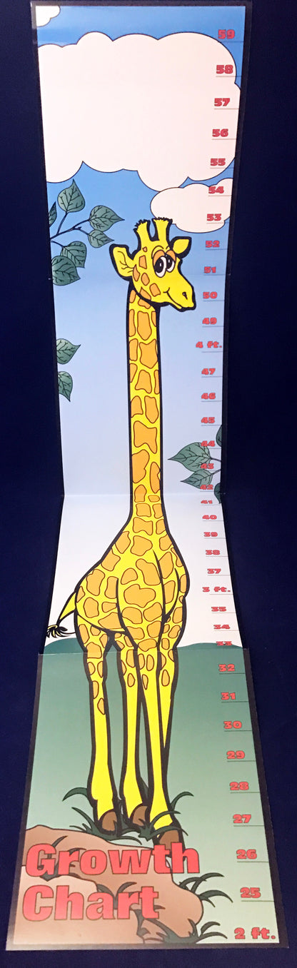 How tall am I? Giraffe Height Chart