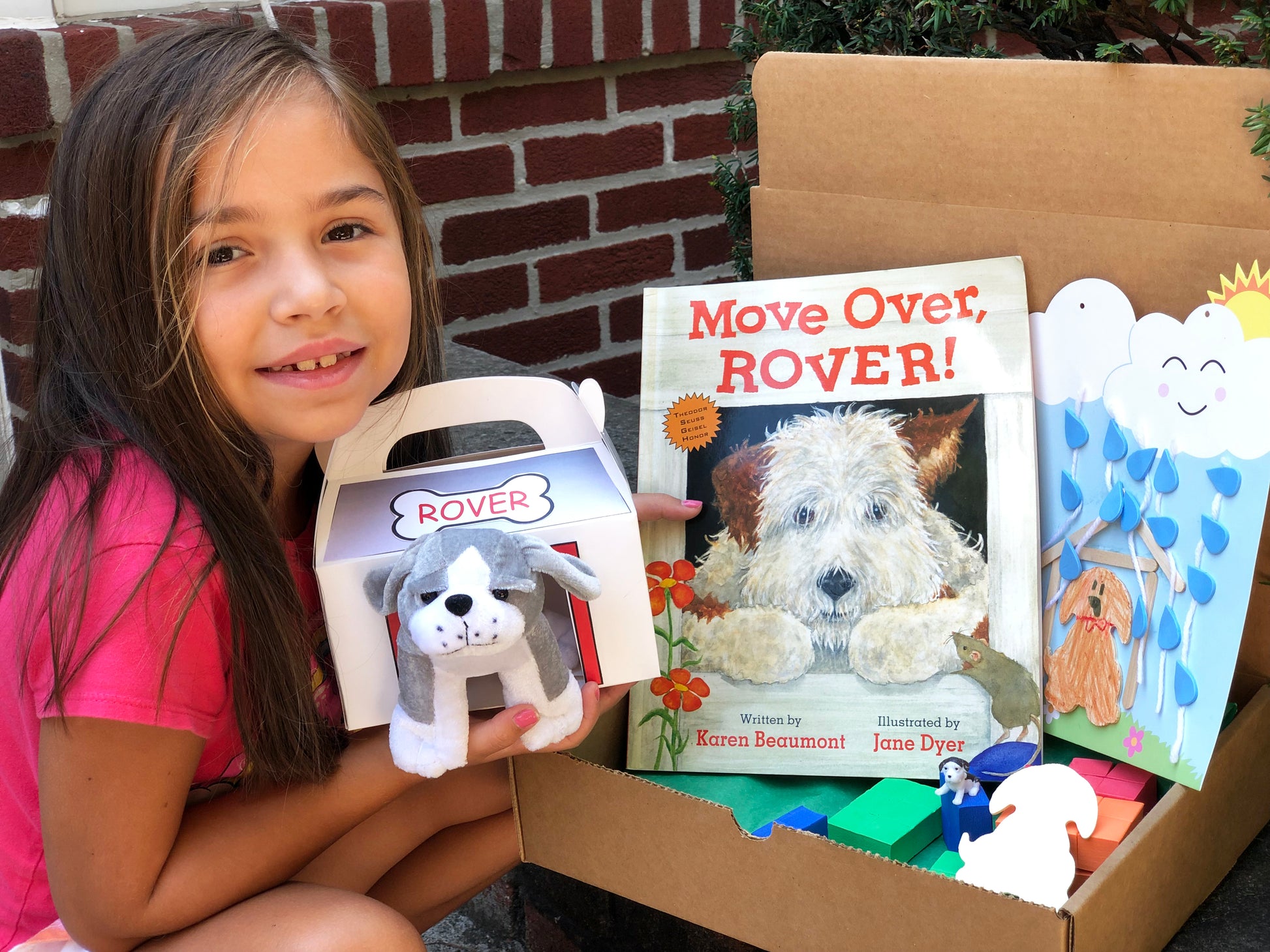 STEM kit inspired by the book Move Over Rover