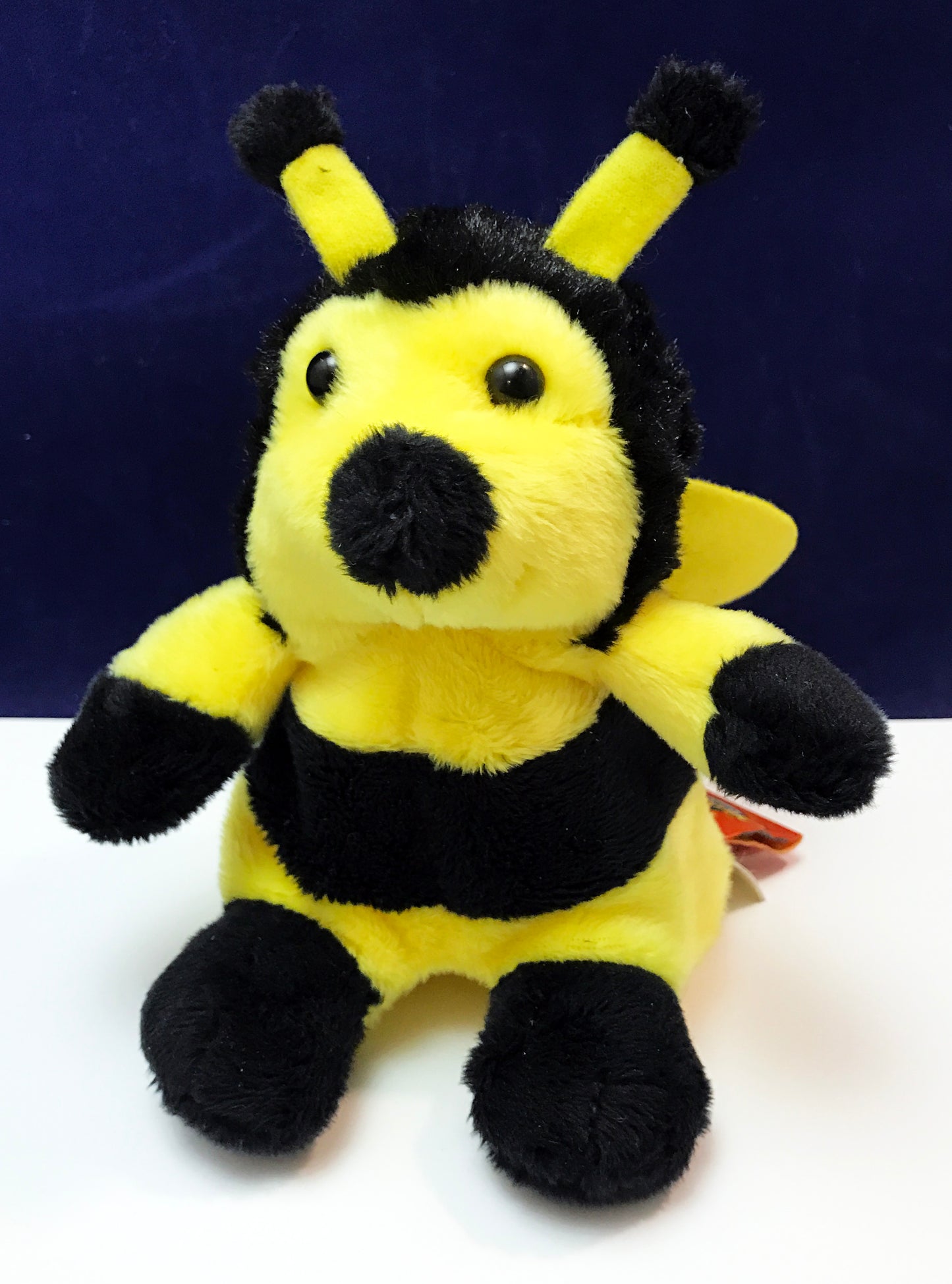 Plush honey bee toy