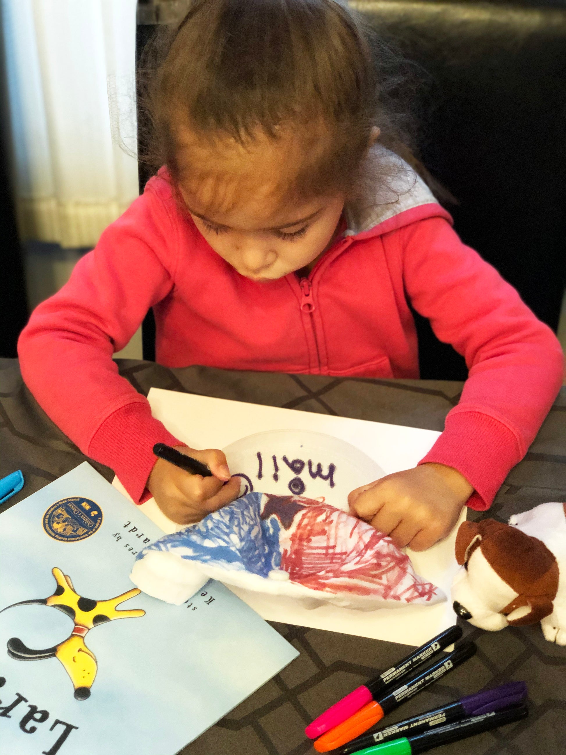 DIY mail carrier cap kids craft