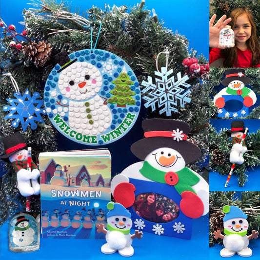 Ivy Kids Holiday Mini-Kit featuring Snowmen at Night