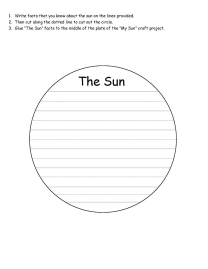 the sun writing prompt