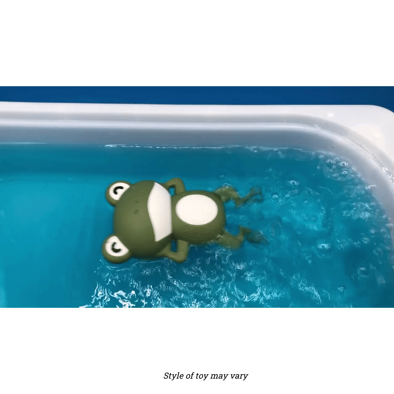 Swimming frog bath kids toy