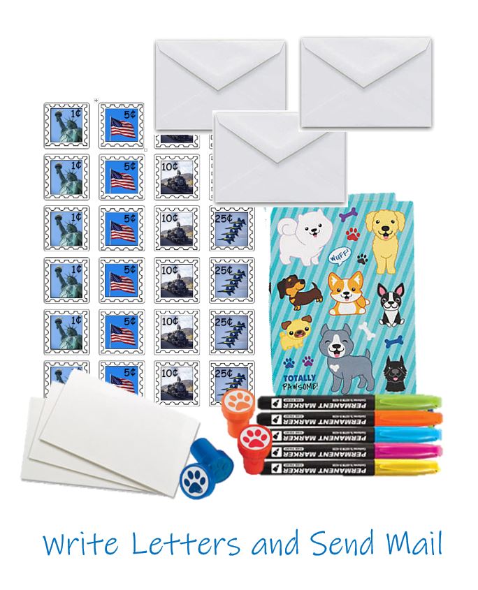 write letters and send mail kids activities post office theme