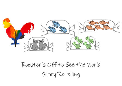 Rooster's Off to See the World Story retelling Activities Kids 